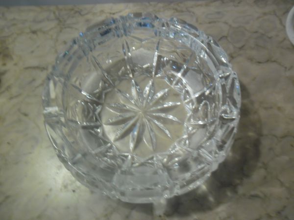 Maravilhosa Peça Cristal(petisqueira Ou Cinzeirão)